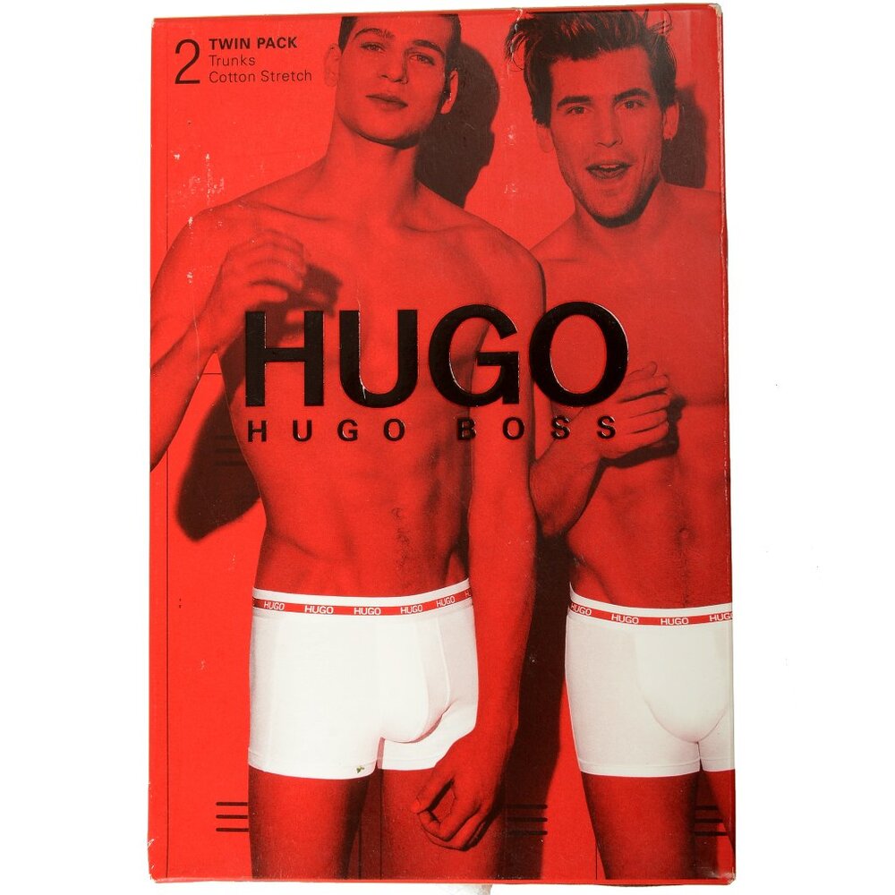 Hugo Boss Men's "TRUNK TWIN PACK" 2 Pack Trunks Boxer Underwear US 2XL IT 56